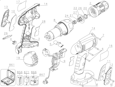 Part Location Diagram of 5101752-00 Black and Decker WASHER